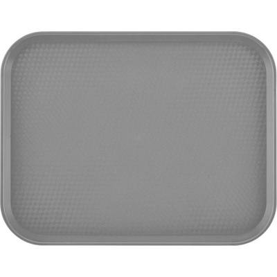 Cambro Tácka z polypropylénu na fast food stredná sivá Svetlosivá 300x410xH19mm