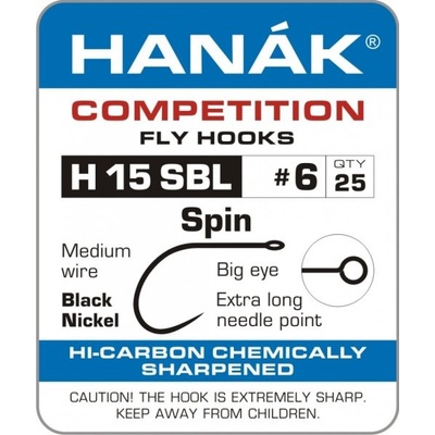 Hanák Competition Vláčecí háček Spin 2 vel.4 25 ks