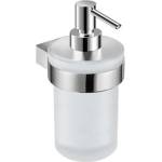 Jika Pure - Дозатор за сапун с държач, хром/матово стъкло H3833B20041001 (H3833B20041001)