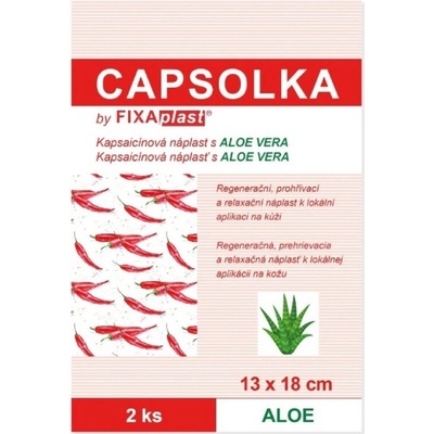 FIXAplast CAPSOLKA kapsaicínová nápl.13 x 18 cm 2 ks