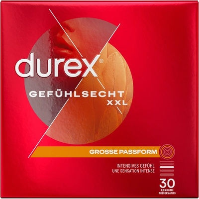 Durex Gefühlsecht XXL 30 ks