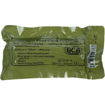 Obvaz BCB Combat First Field 15 x 18 cm se suchým zipem