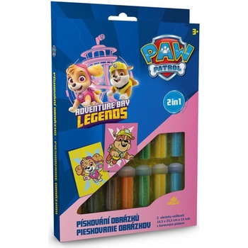 Red Castle pieskovanie obrázkov 2v1 Tlapková patrola Skye a Rubble
