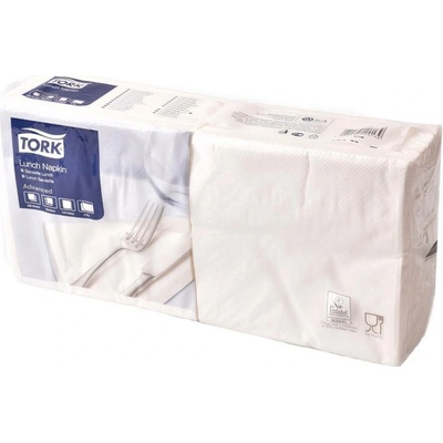 Tork servítky 1/4 sklad 2V 32,5x32,8cm Advanced Lunch biela