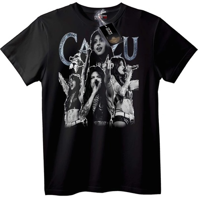 NOONEBRAND Тениска CAZU рок група за жени - 3XL, Black