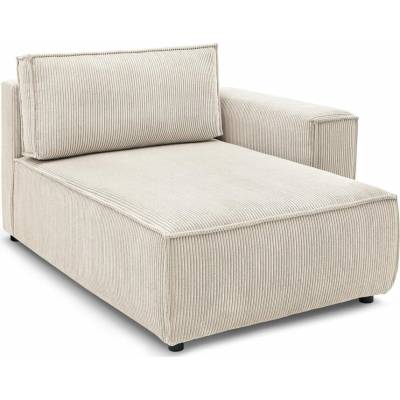 Bobochic Paris Nihad modular modul pohovky béžová/bílá 125 cm, 88 cm, 148 cm