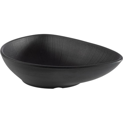 APS Melaminová miska Nero černá 0,6 l, 230 x 180 mm