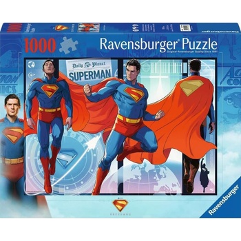 Ravensburger Пъзел Ravensburger от 1000 части - Супермен, последният син на Криптон (12001508)