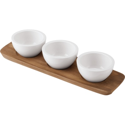 Villeroy & Boch set 3 misiek na dip/omáčku 0,60ml + podnos 365x100 mm Artesano Original