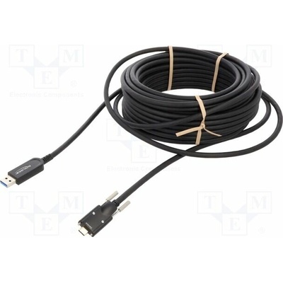 Delock 83208 optický USB A vidlice USB C vidlice 15m černý