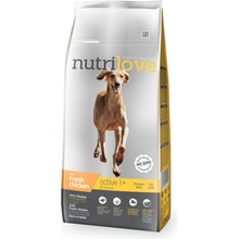 Nutrilove Active dog s čerstvým kuřecím 12 kg