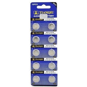 Image 1 of Алкални батерии 1.5v ag13 10бр. на блистер toply