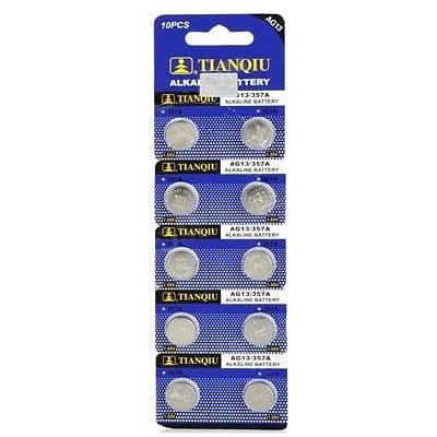 Алкални батерии 1.5v ag13 10бр. на блистер toply