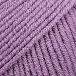 DROPS Design Merino Extra Fine Uni Colour 22 Medium Purple Плетива прежда (108522)