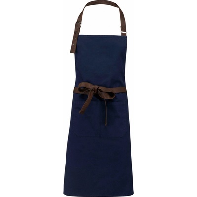 Kariban Vintage APRON k8003 Zástera z pevného materiálu navy