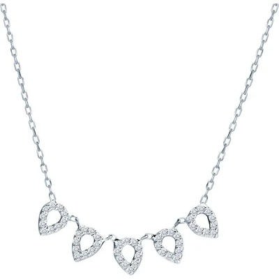 SAVICKI Колие Savicki: бяло злато, диаманти