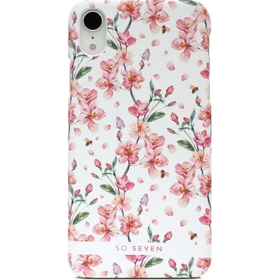 SoSeven Fashion Tokyo Cherry Blossom Flowers iPhone XR biele