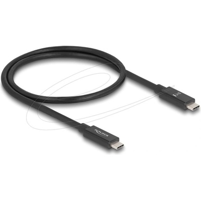 Delock Кабел E-Marker USB-C, 80 Gbps, 16K 60 Hz, PD 3.1 240 W, 0.5 m, черен (DELOCK-81210)