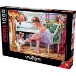 Anatolian Пъзел, Anatolian, Балерина и нейното кученце, 1000 части (P1115)