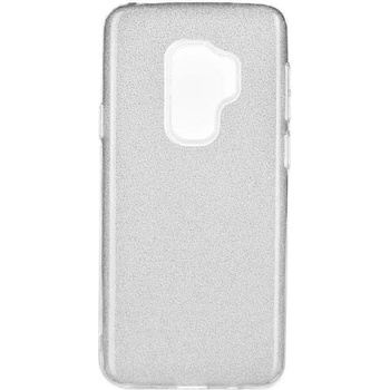 Forcell Блестящ Силиконов Калъф за SAMSUNG S9 Plus, FORCELL Shining Case, Сребрист (5901737886385)