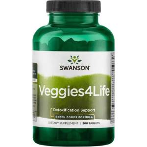 Swanson Veggies4Life, 300 таблетки, Swanson (SWR016)