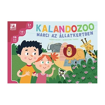 Pagony Pagony Kalandozoo настолна игра за деца над 5 години, 2-5 играчи (BK24-200329)