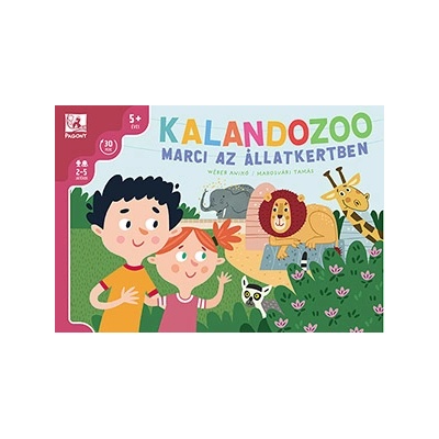 Pagony Pagony Kalandozoo настолна игра за деца над 5 години, 2-5 играчи (BK24-200329)
