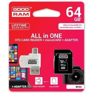 GOODRAM microSDXC 64GB CL10 (M1A4-0640R12)