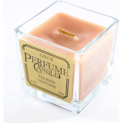 Czech Perfume Candle 'Čajová Růže' 240 g