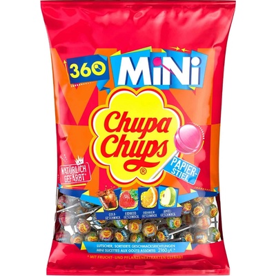 Chupa Chups Mix mini lízátek 360ks 2160 g