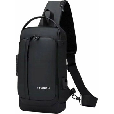 Verk 27789 Multifunkční crossbody taška přes rameno s bezpečnostním kódem černá – Zboží Mobilmania