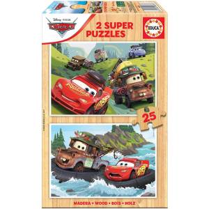 Educa - Puzzle 2x25 Cars - 40 - 99 piese