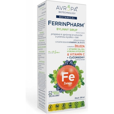 Avropa FerrinPharm bylinný sirup 200 ml