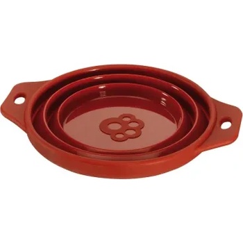 Ferplast PA 1087 Travel Bowl - сгъваща се силиконова купа за храна или вода за котки и кучета 14 x 6, 5 см - 500 мл