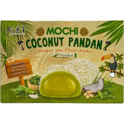 Bamboo House Mochi kokosový pandan s náplní arašíd 180 g