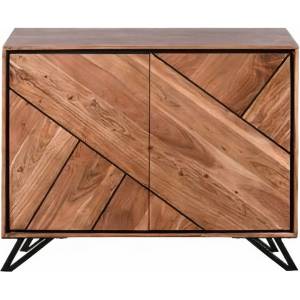 Interia Home & Living Шкафче от масивна акация в естествен цвят 120x78x40 cm Ambala - Interia Home & Living (304116)