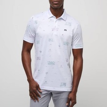 Travis Mathew Tiki mapes white