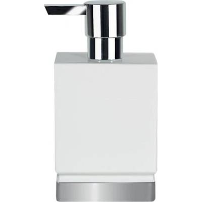 spirella ДОЗАТОР ЗА ТЕЧЕН САПУН roma ПОРЦЕЛАН БЯЛ/СРЕБРО (10.17969)