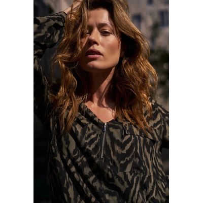 Moodo Оливкова вискозна риза Moodo Moodo | Zelen | ЖЕНИ | XXL