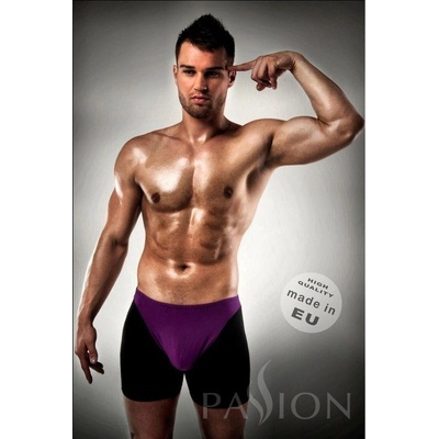 BOXER 009 LILA/ NEGRO EROTIC PASSION LINGERIE