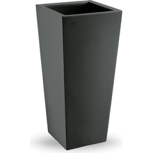 LYXO Květináč Genesis Square Cache-Pot 100 cm tmavě šedý