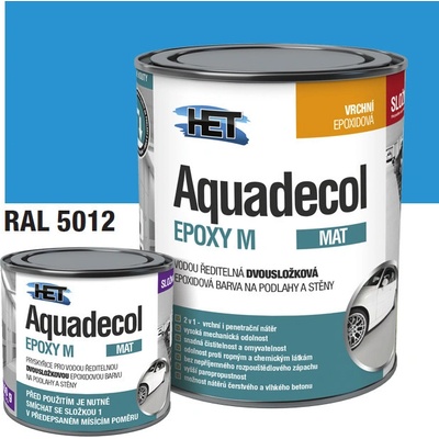 Het Aquadecol Epoxy M 1kg RAL 5012