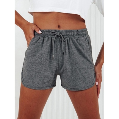 Dstreet Dámské šortky TMAVĚ ŠEDÁ