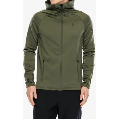 Peak Performance Rider Essentials Zip Hood pine needle/pine needle