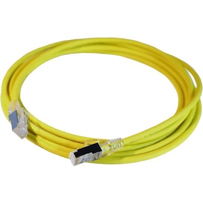 Legrand пач кабел RJ45-RJ45 Cat6A екраниран (S/FTP) LSZH (LSOH) 2 метра жълт d: 5, 2mm AWG28 LCS3 051552 (051552)