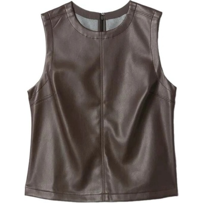 GAP VEGAN LEATHER hnedá