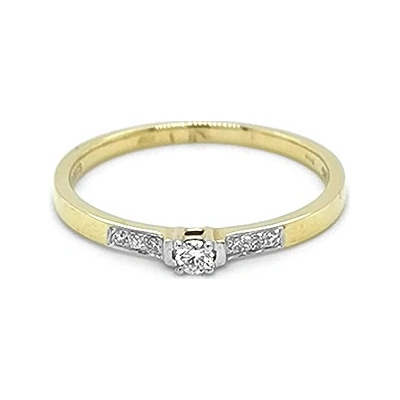 Beny Jewellery zlatý zásnubní s diamanty 2011227