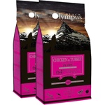 Black Olympus Puppy Chicken & Brown Rice 2 x 12 kg