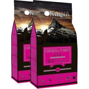 Black Olympus Puppy Chicken & Brown Rice 2 x 12 kg
