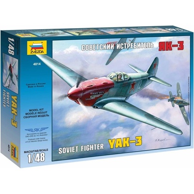 Zvezda Slepovací model YAK 3 Soviet WWII Fighter 1:48